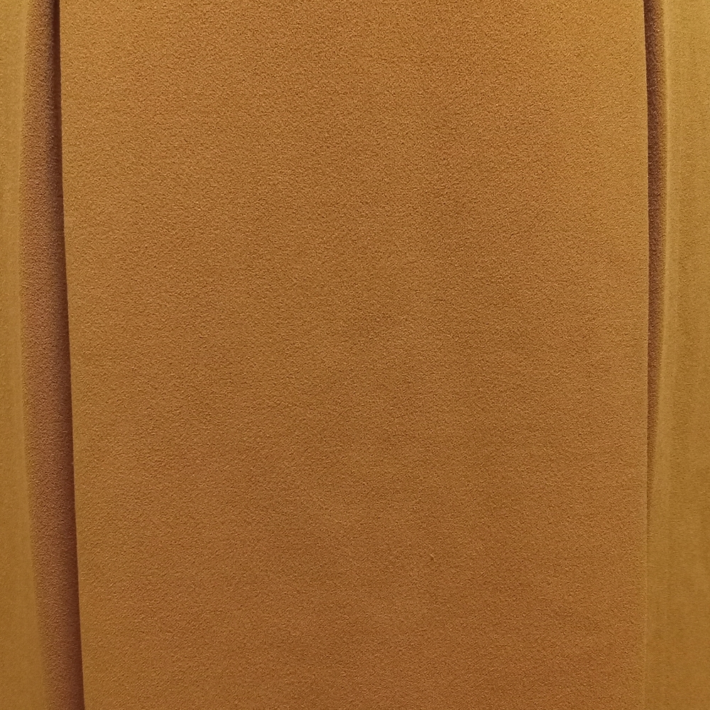 A line sleeveless, polyester ,dress with buttons| dusty orange size 4 - Picture 10 of 10